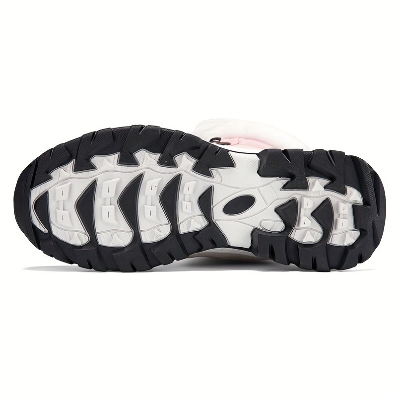 Damen Winterstiefel | Hoher Schaft geschlossene Form Profilsohle