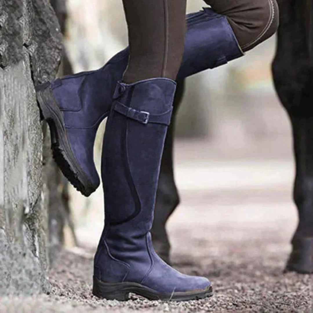 Damen-Stiefel mit moderner Silhouette | klare Linienführung