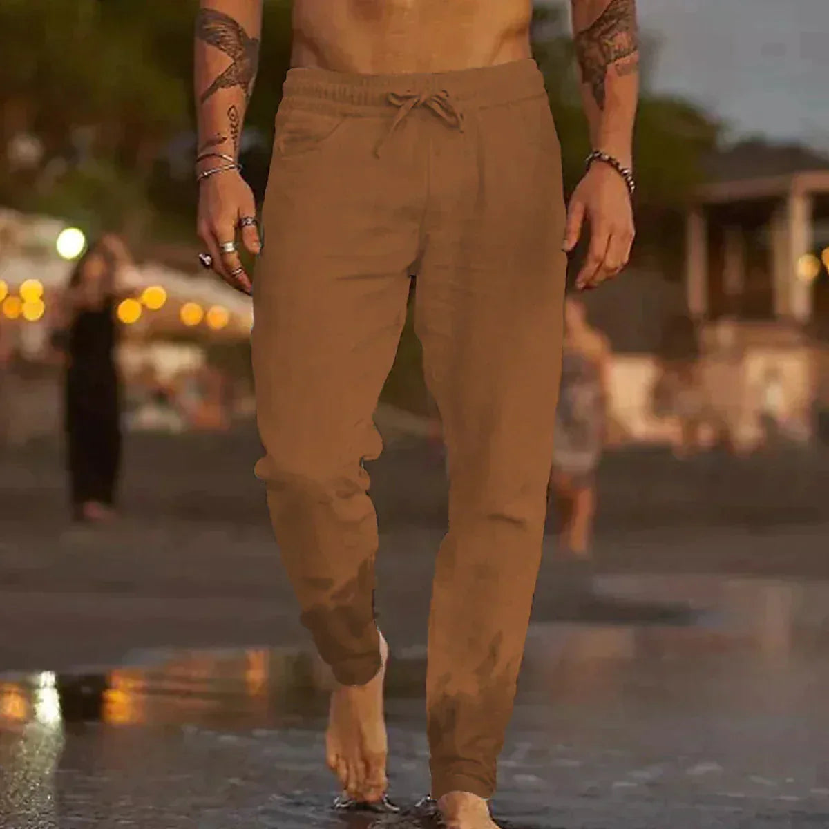 Herren Hose | klarer Beinverlauf mit reduzierter Struktur