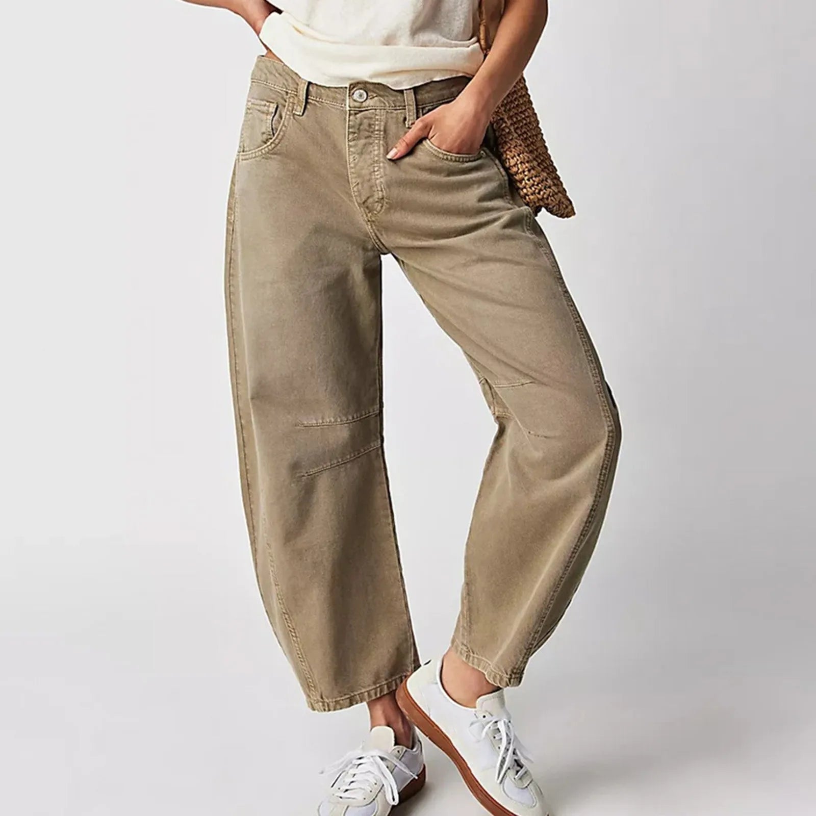 Women Jeans | Relaxed Fit High Rise Wide Leg Cut Design