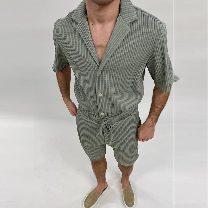 Freizeitset Herren | Zweiteilig mit Oberteil und Shorts