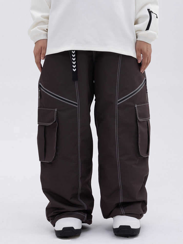 Damen Hose | Oversize Baggy Beinform mit Cargotaschen
