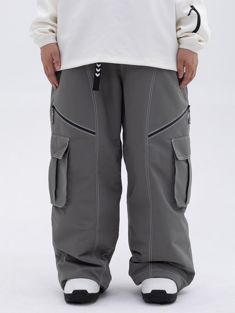 Damen Hose | Oversize Baggy Beinform mit Cargotaschen