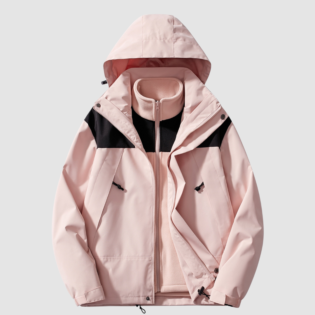 Damen Jacke | dreiteilige Ausführung mit klarer Linienstruktur