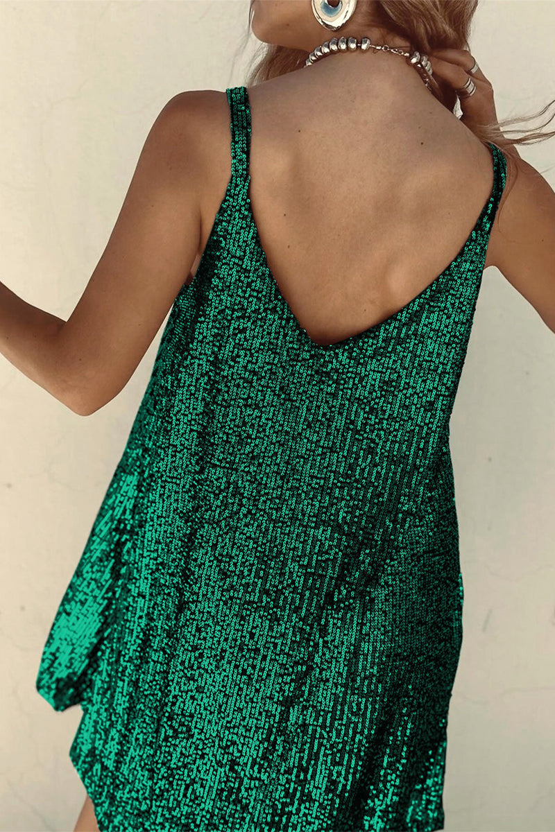 Women Mini Dress | Adjustable Spaghetti Strap Construction Design