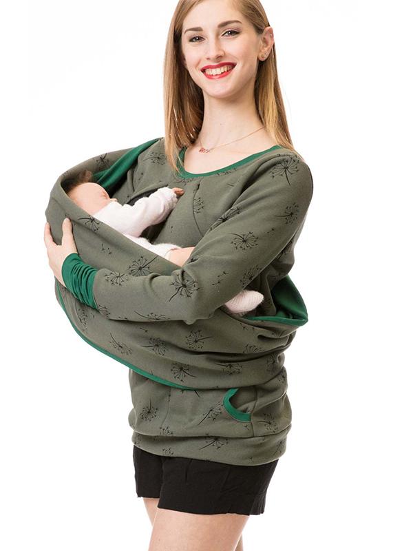 Stillpullover Damen | Kapuze mit Reißverschluss und Taschen