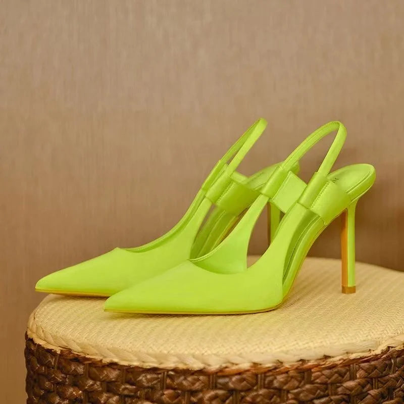 Damen Pumps | Slingback mit spitzer Zehenform