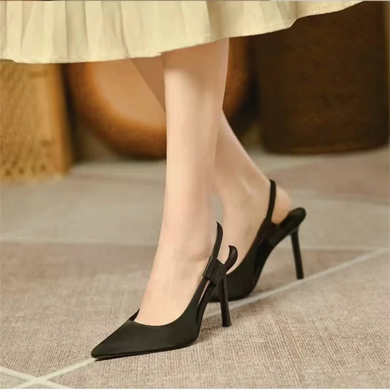 Damen Pumps | Slingback mit spitzer Zehenform