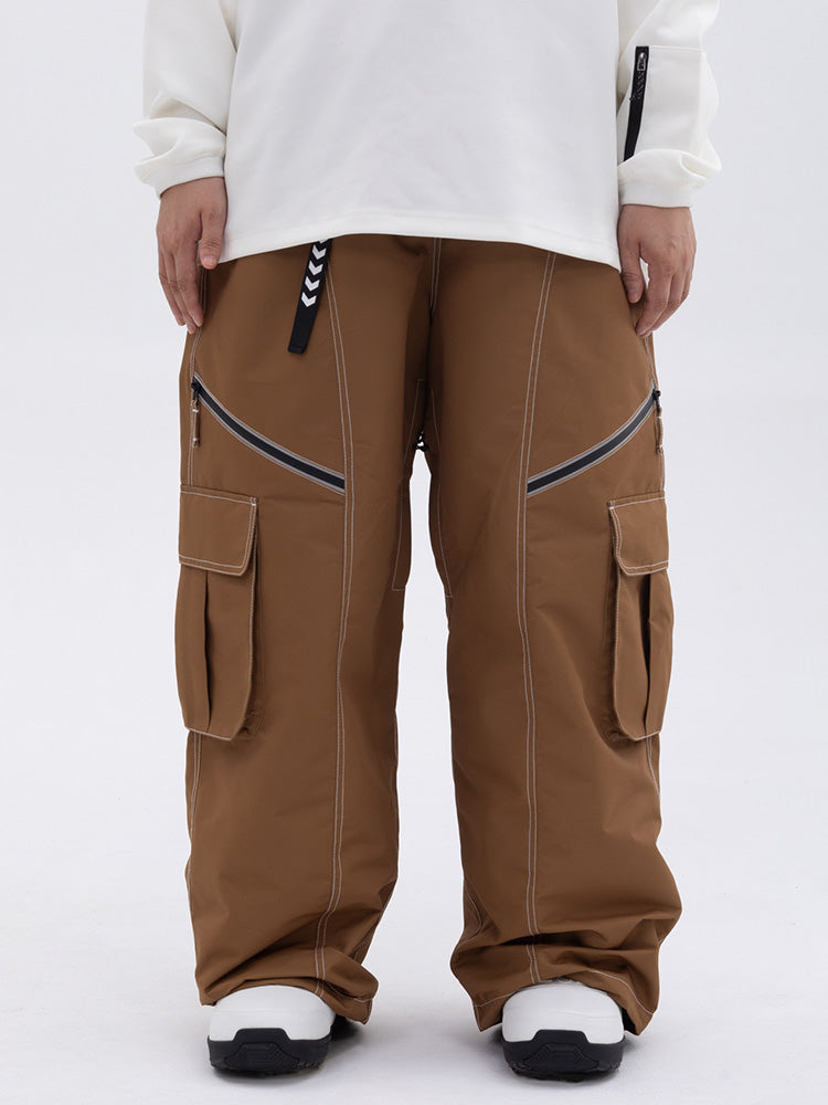 Damen Hose | Oversize Baggy Beinform mit Cargotaschen