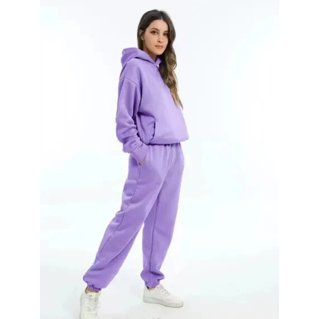 Damen Trainingsset | Zweiteiliges Oversize-Set Lässig