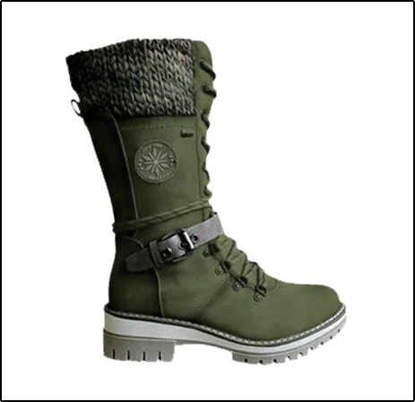 Damen-Schnürstiefel mit mittlerer schafthöhe | Wintertauglich