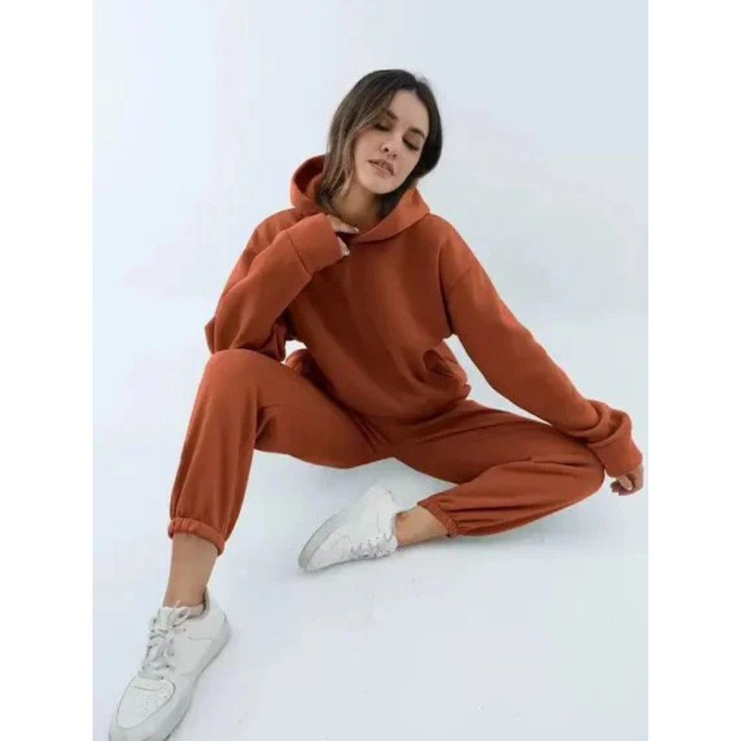 Damen Trainingsset | Zweiteiliges Oversize-Set Lässig