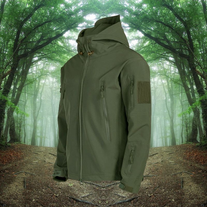 Herren Outdoor Jacke | wasserdichte Ausführung mit gerader Form