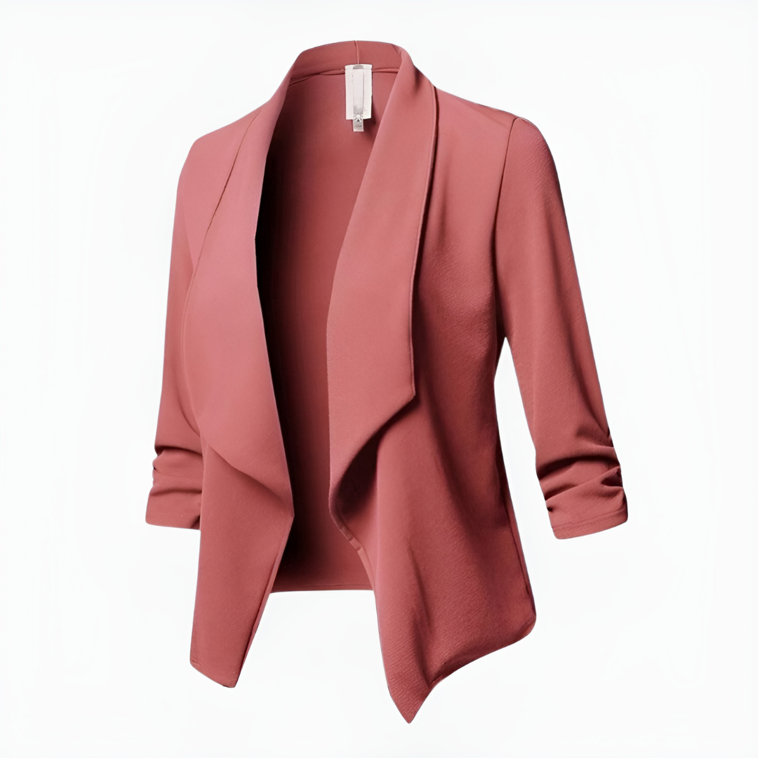 Women Blazer | Long Sleeve Slim Cut Silhouette Design Detail
