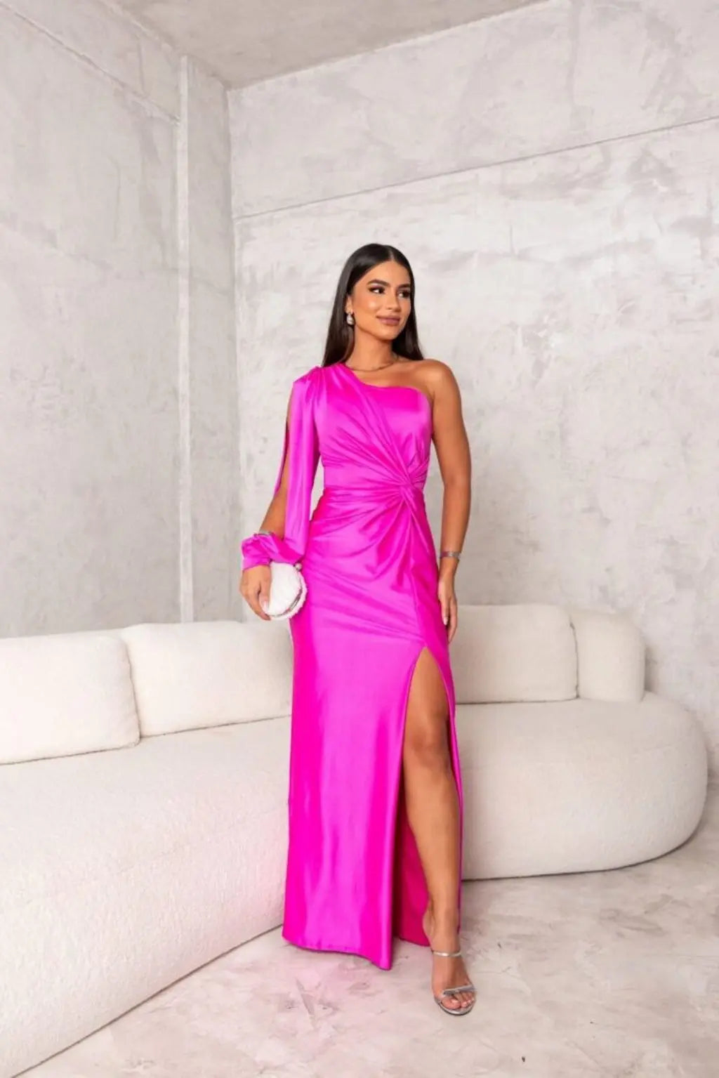 Women Maxi Dress | Ankle Length Silhouette Design Outline