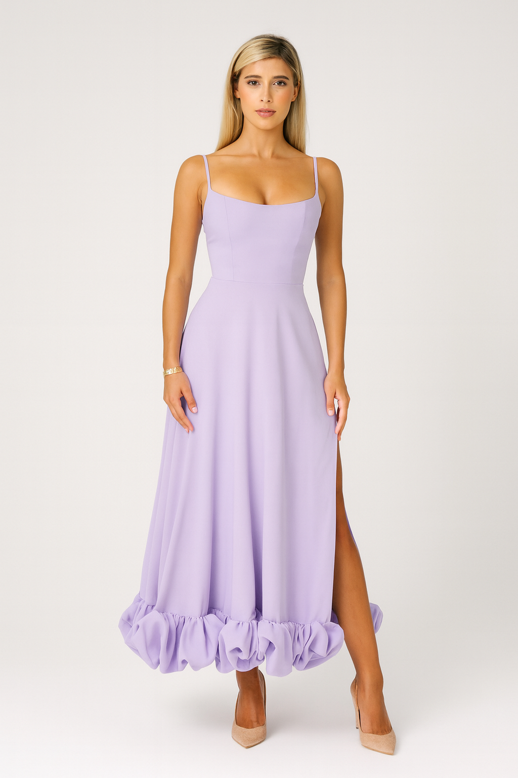 Women Midi Dress | Twist Front Design