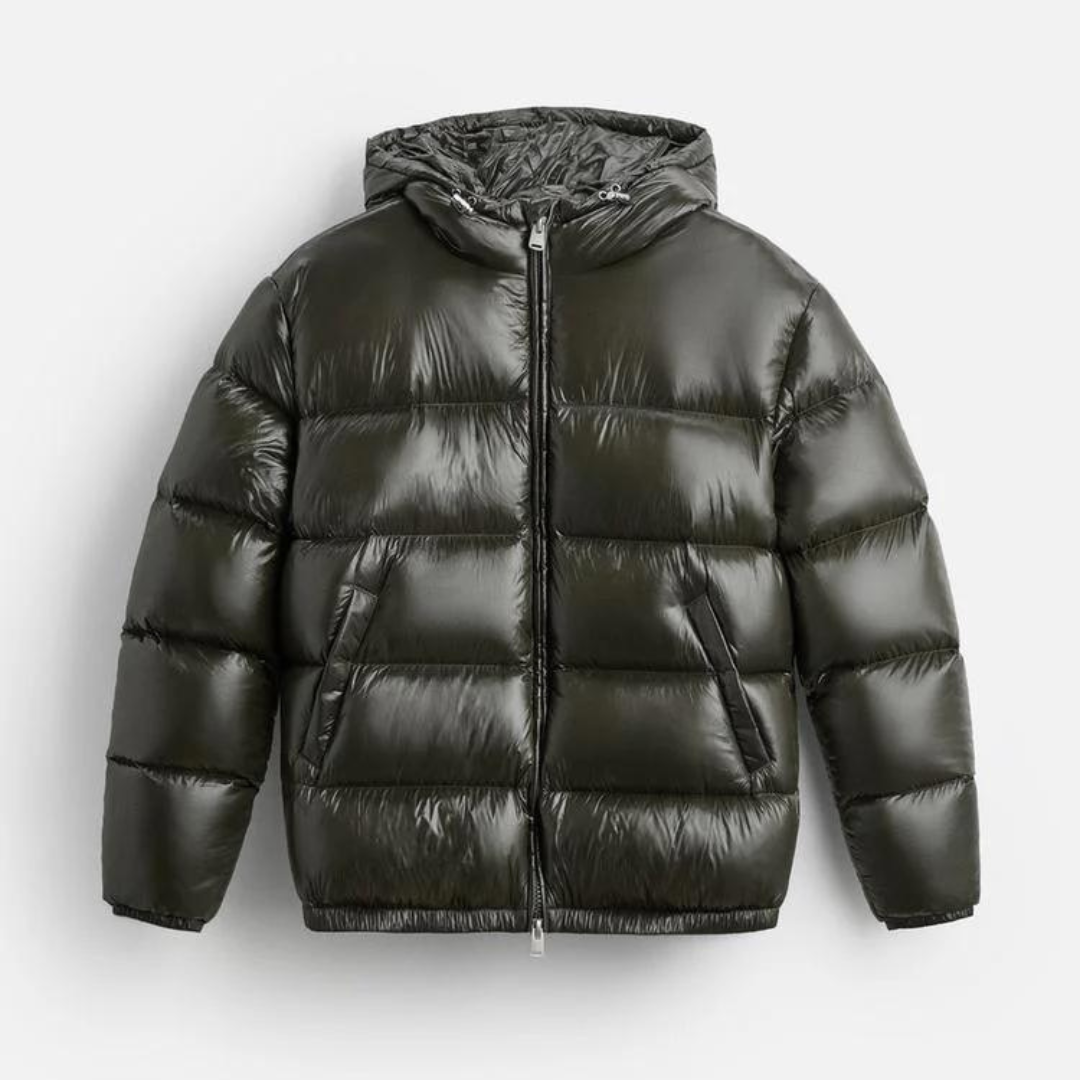 Herren Steppjacke | Voluminöse Kammerkonstruktion kurze Schnittform