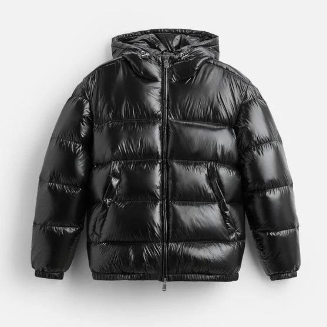 Herren Steppjacke | Voluminöse Kammerkonstruktion kurze Schnittform
