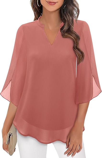 Women Blouse | Three Quarter Sleeve Relaxed Fit Design