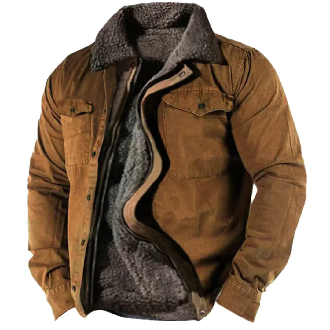 Herrenjacke | Mittige Knopfleiste und klare Linienform