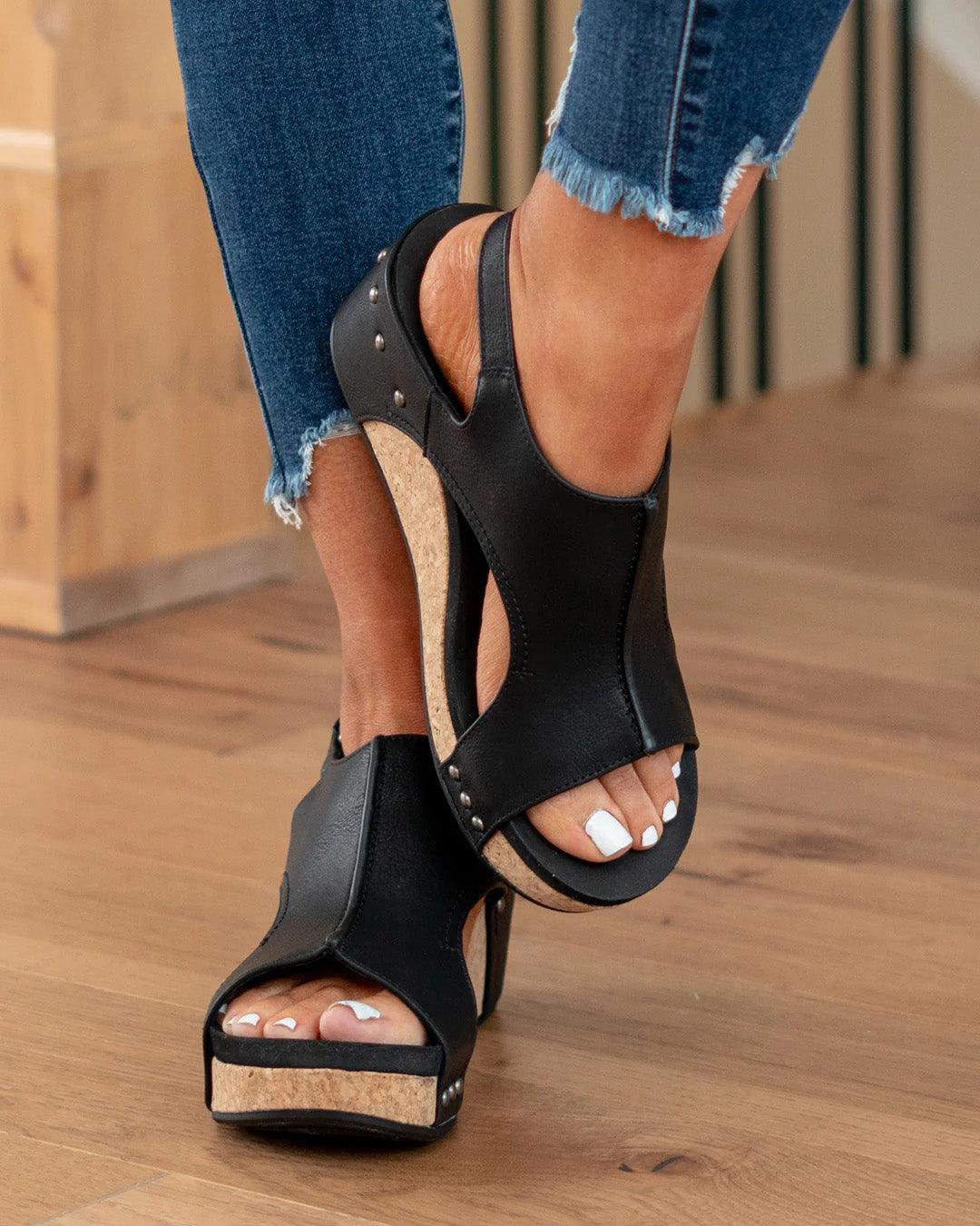 Sandalen Damen | Mit Riemen und Flacher Sohle