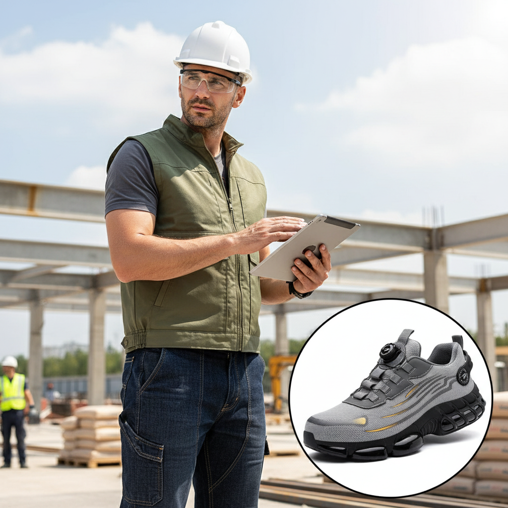 Herren Sicherheitsschuhe mit Zehenschutz | Robust