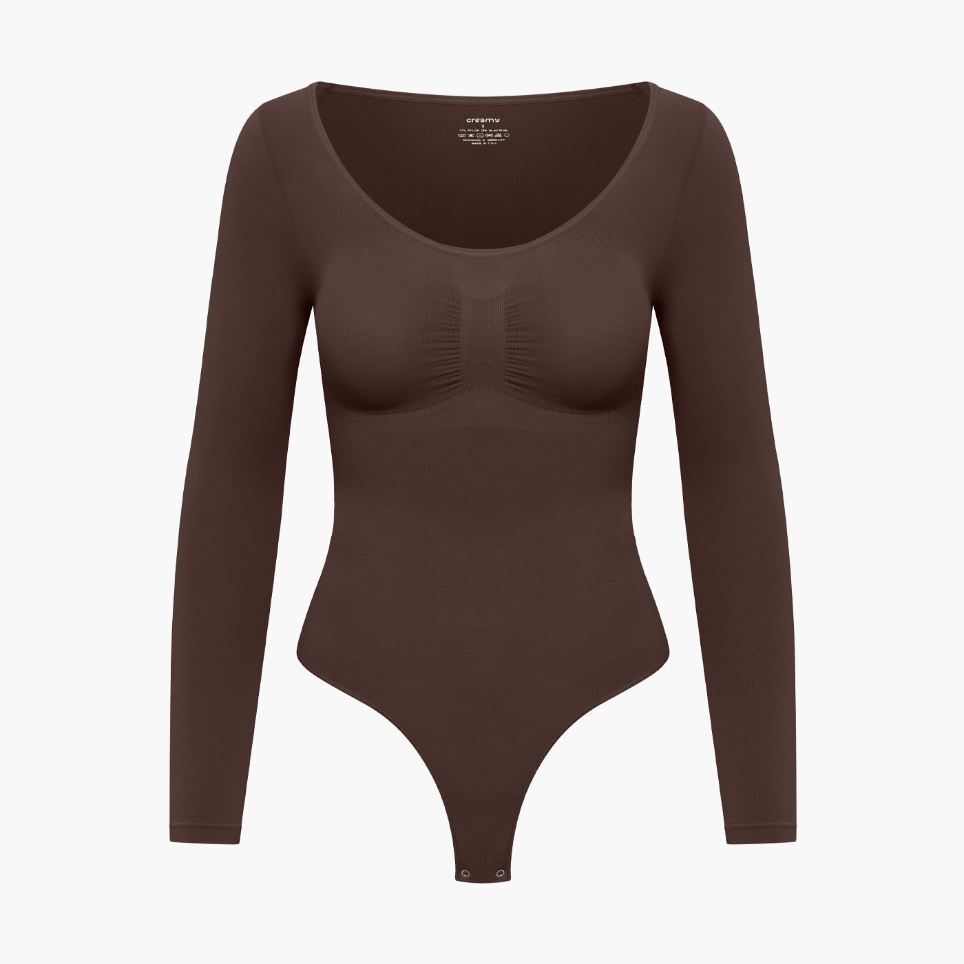 Damen Body | langärmelig mit durchgehender Fläche und Rückenöffnung
