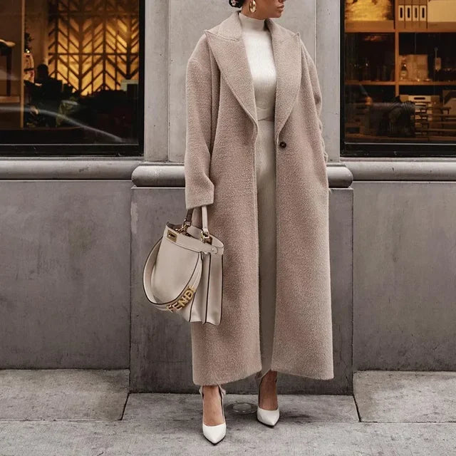 Damen Mantel | Übergrößen Modell mit lässigem Schnitt