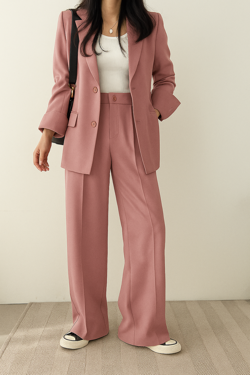 Damen Zweiteiliges Set | Blazer und Pantalon Kombiniert