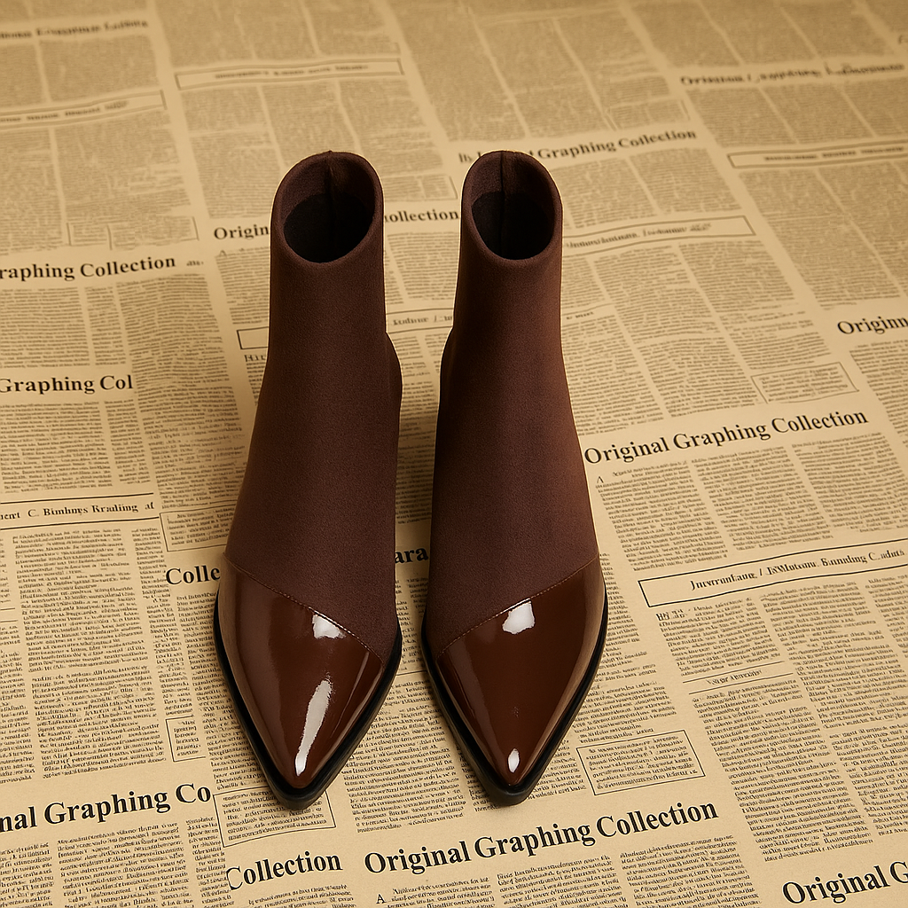 Damen Stiefeletten | Ankle Boots mit Blockabsatz