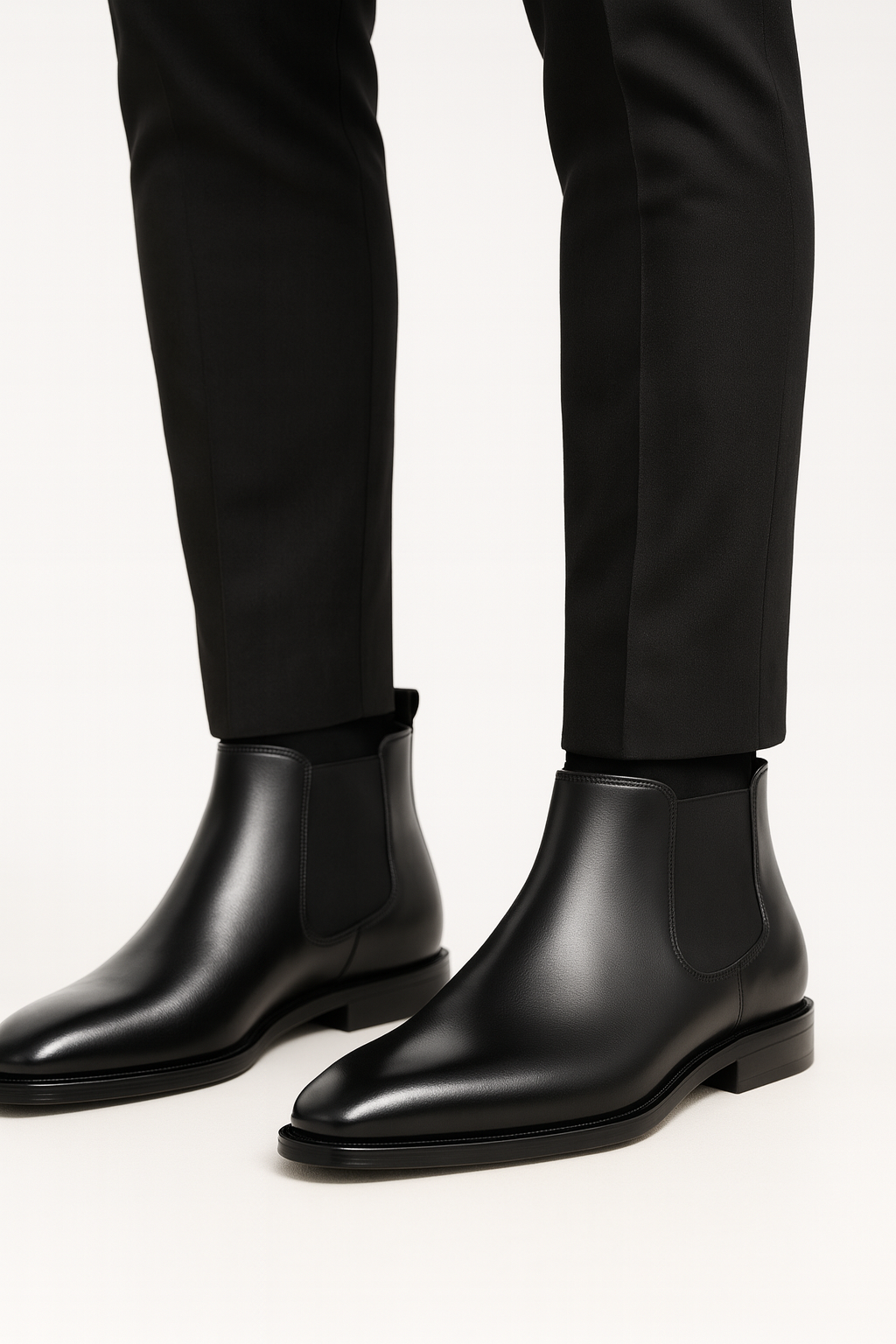 Herren Stiefeletten | Schlanke Form mit seitlichem Einstieg