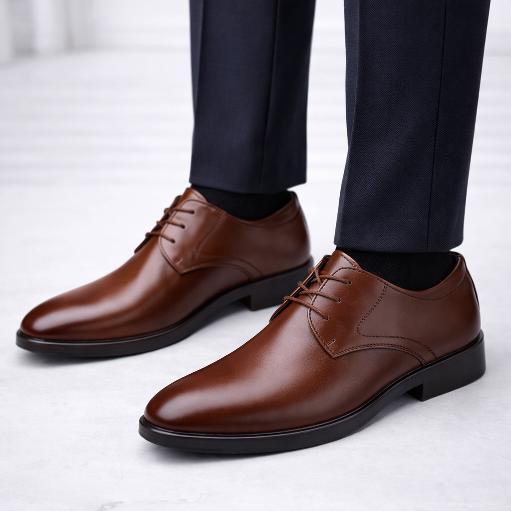 Herren Schnürschuhe | Geschlossene Form mit klarer Vorderpartie