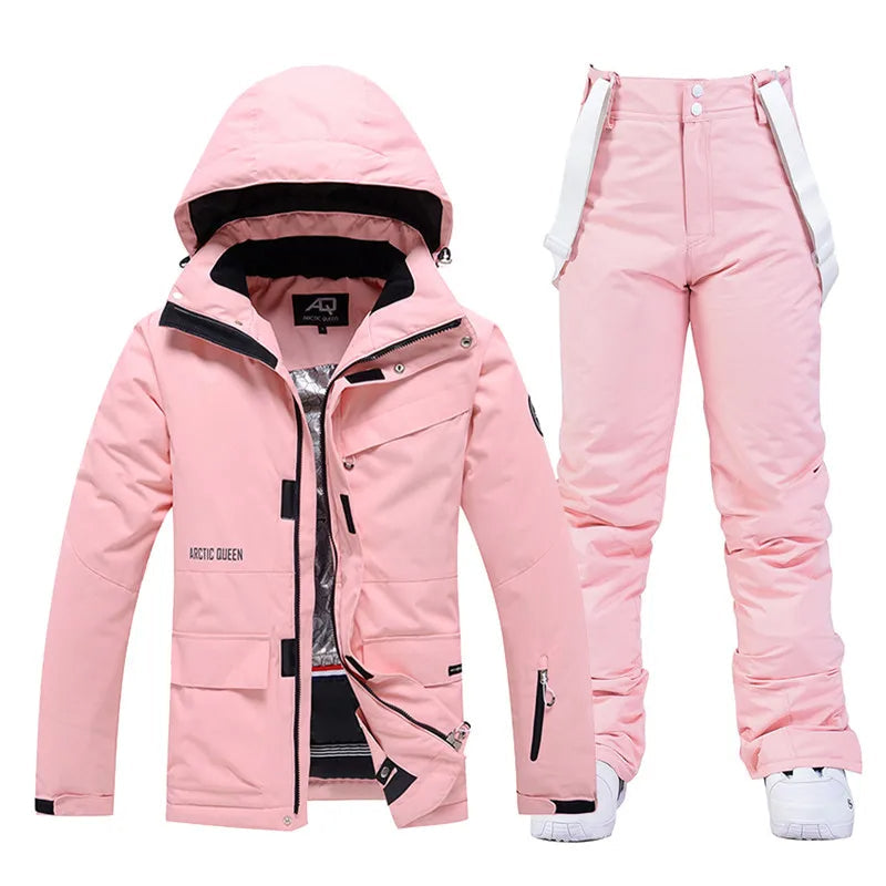 Damen Winterski-Overall | Wasserdichte Ausführung für Schnee