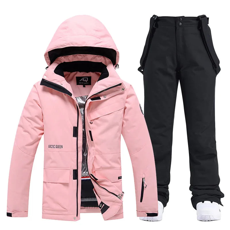Damen Winterski-Overall | Wasserdichte Ausführung für Schnee