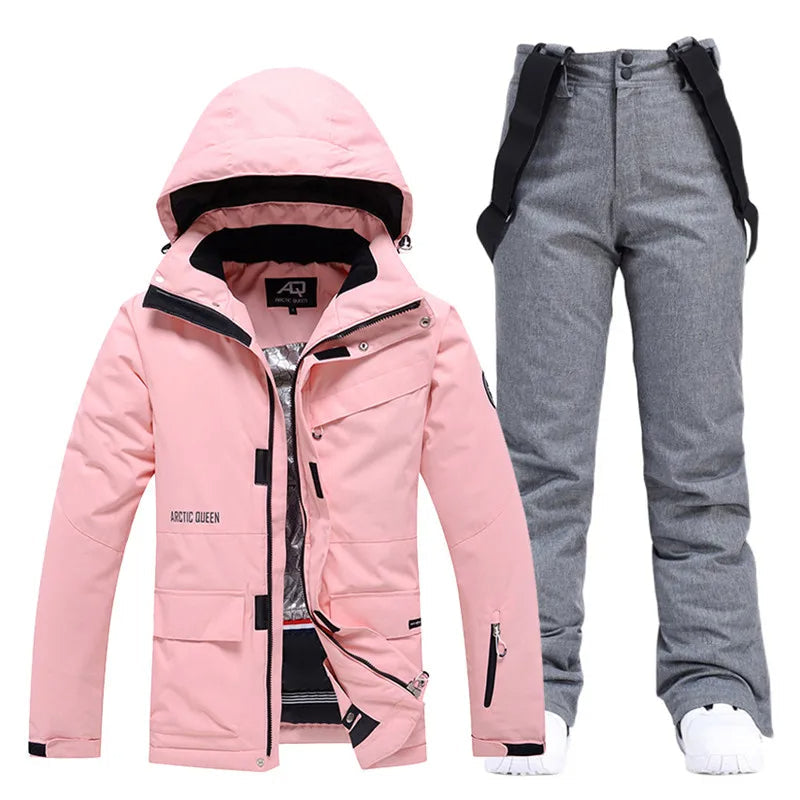 Damen Winterski-Overall | Wasserdichte Ausführung für Schnee