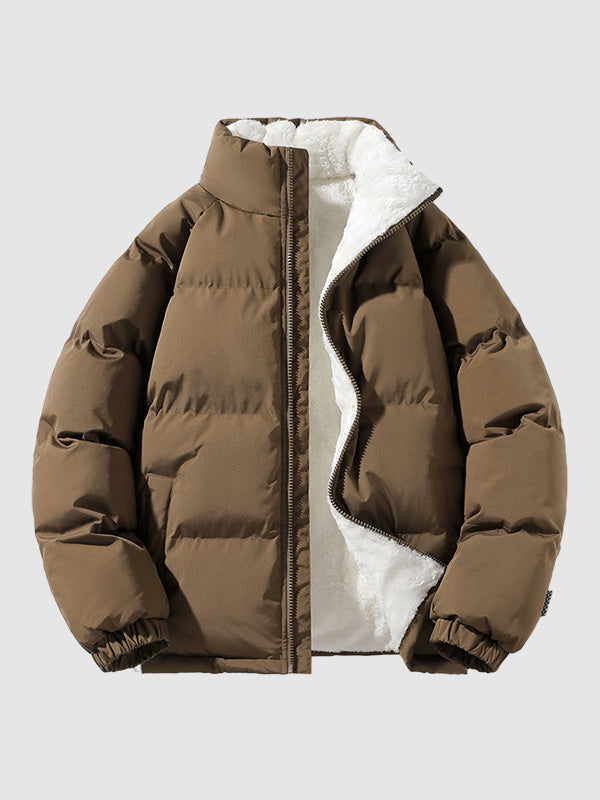Herren Jacke | Gepolsterte Struktur mit Kapuzenanbindung