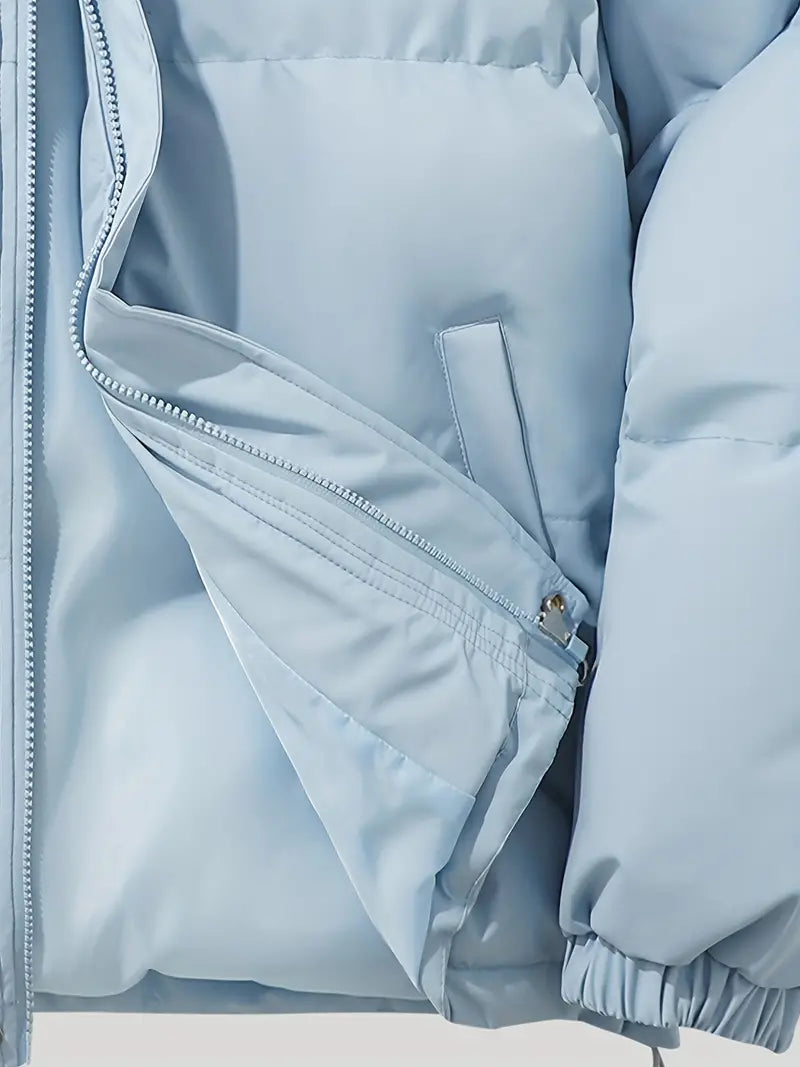 Damenwinterjacke mit Kapuze | Lange Ausführung