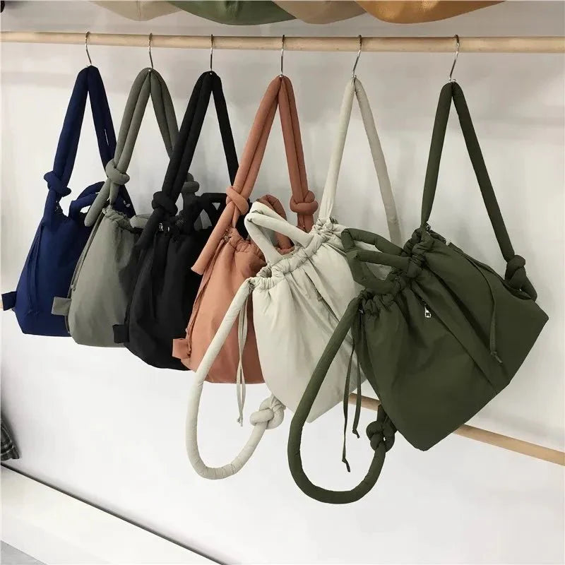 Damen Handtasche | Gepolsterte Form mit Doppelgriff