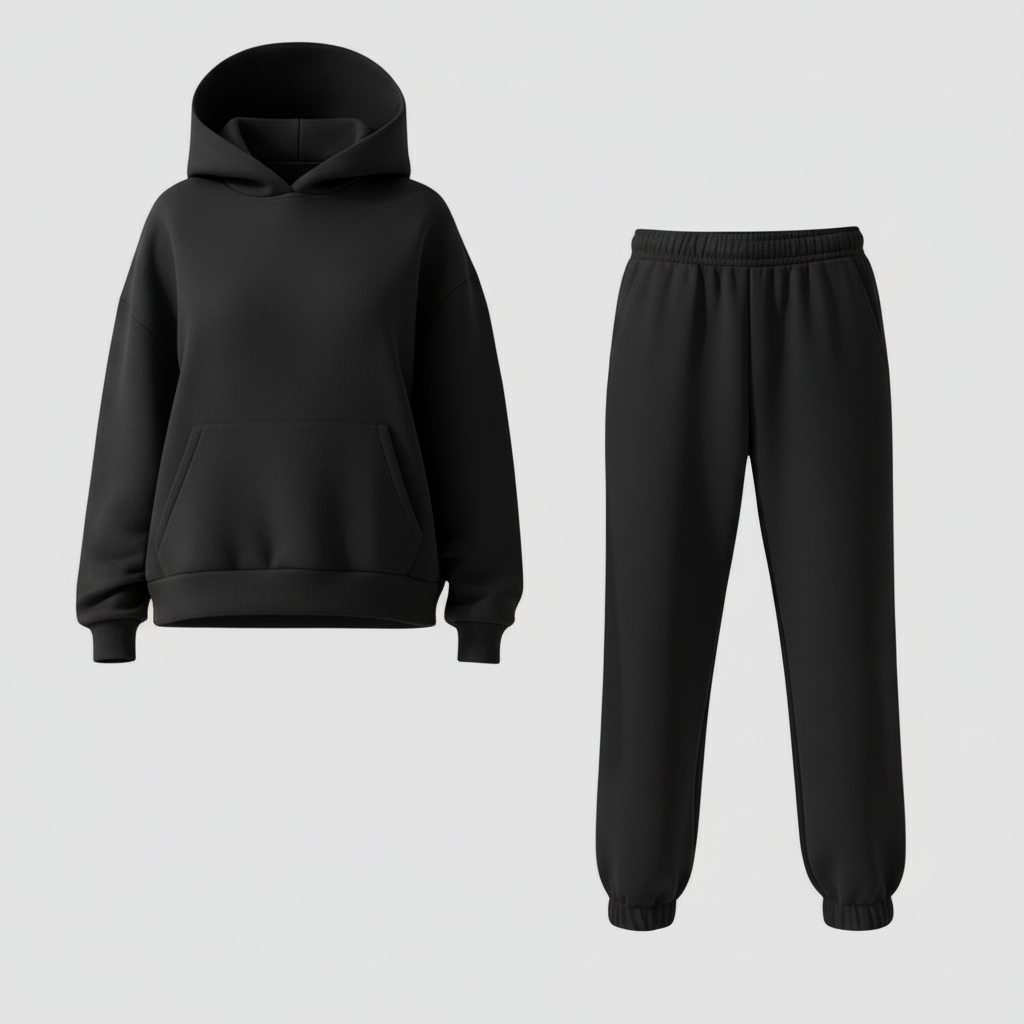 Damen Set | Oberteil mit Rundhals und passende Hose