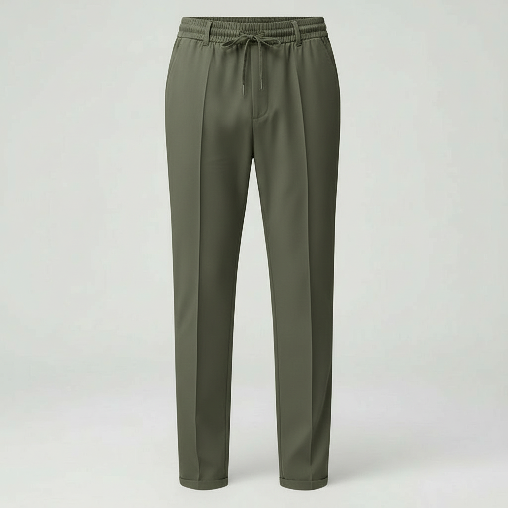 Herren Hose | gerade Passform mit elastischem Bund