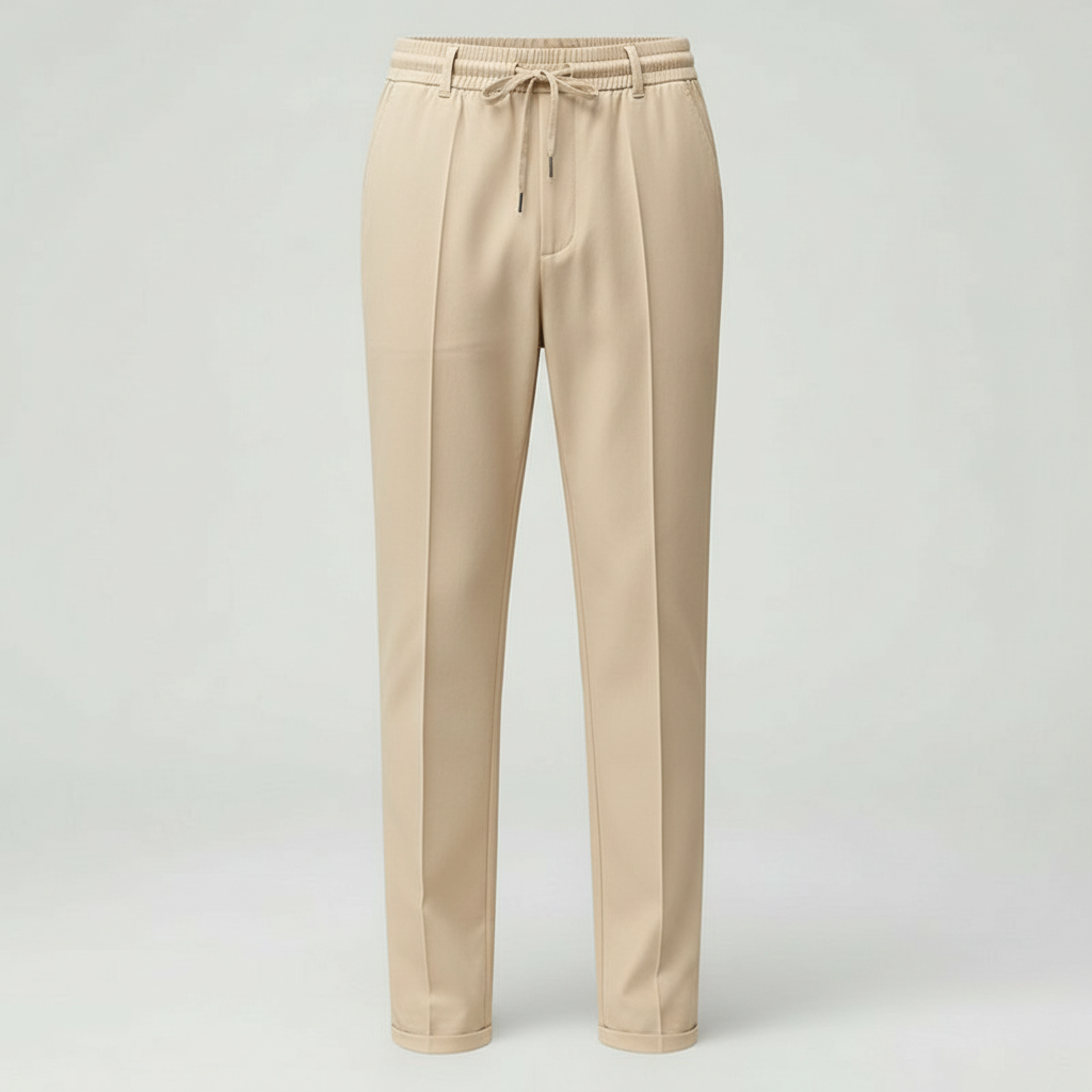 Herren Hose | gerade Passform mit elastischem Bund