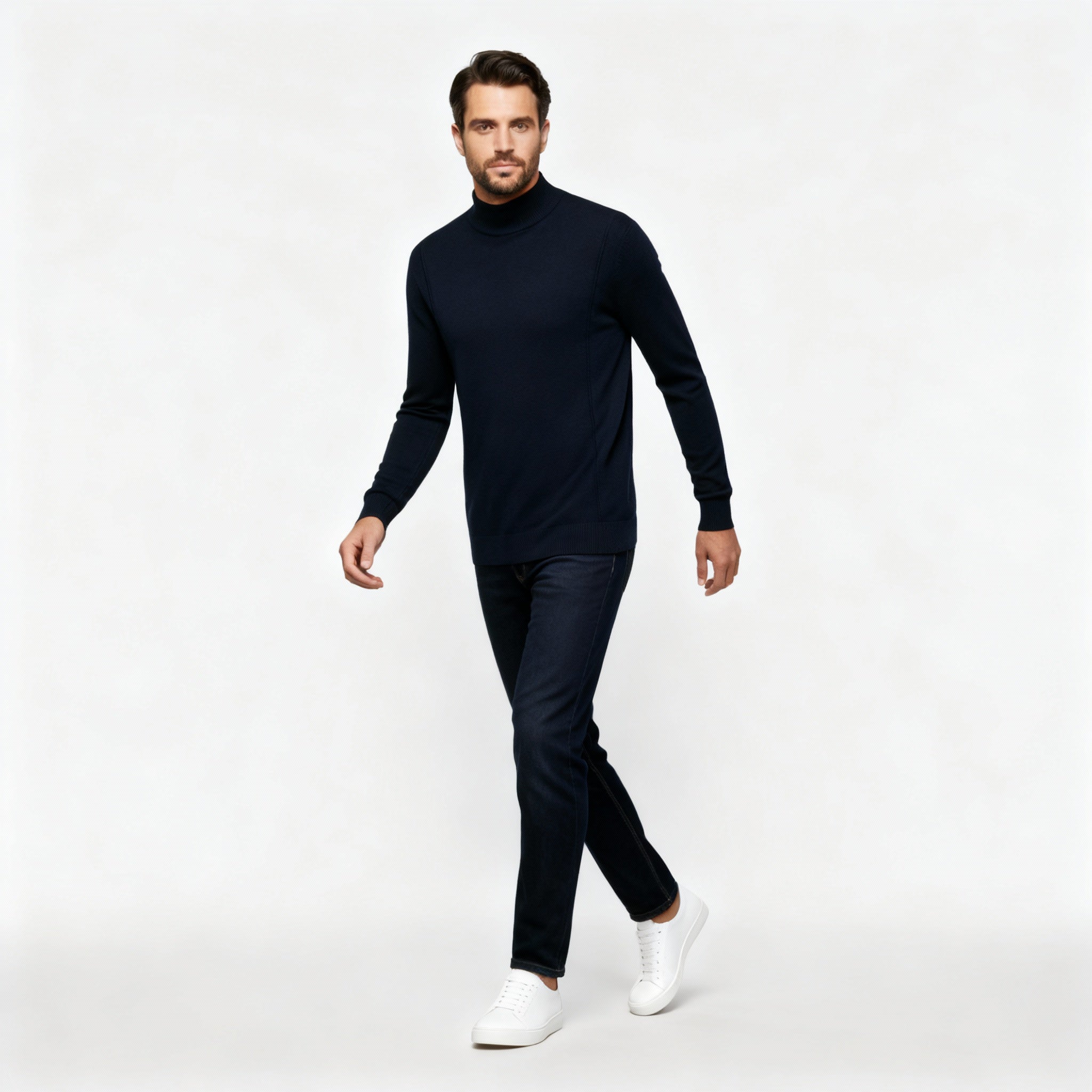 Herren Pullover | klassisch geschnitten mit Rundhalsausschnitt