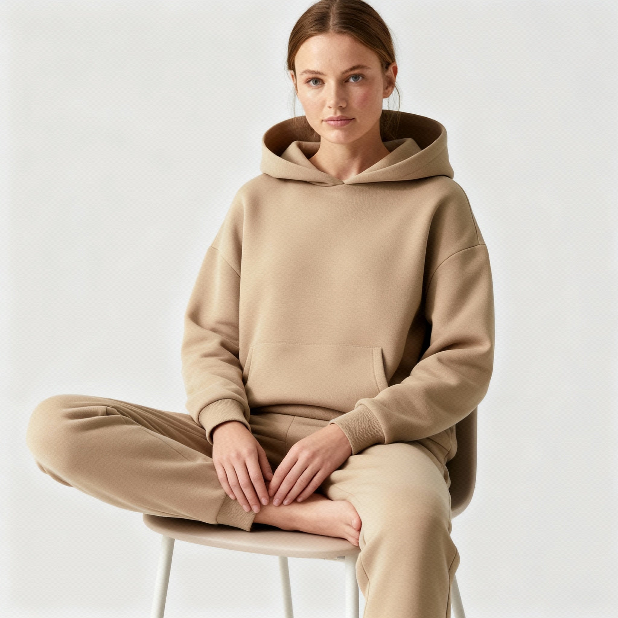 Damen Set | Oberteil mit Rundhals und passende Hose