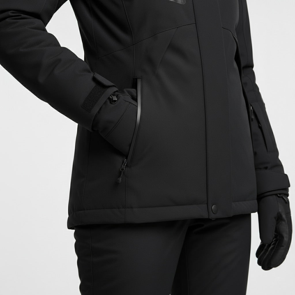 Damen Skiset | Zweiteilige Jacke Hose geschlossene Form