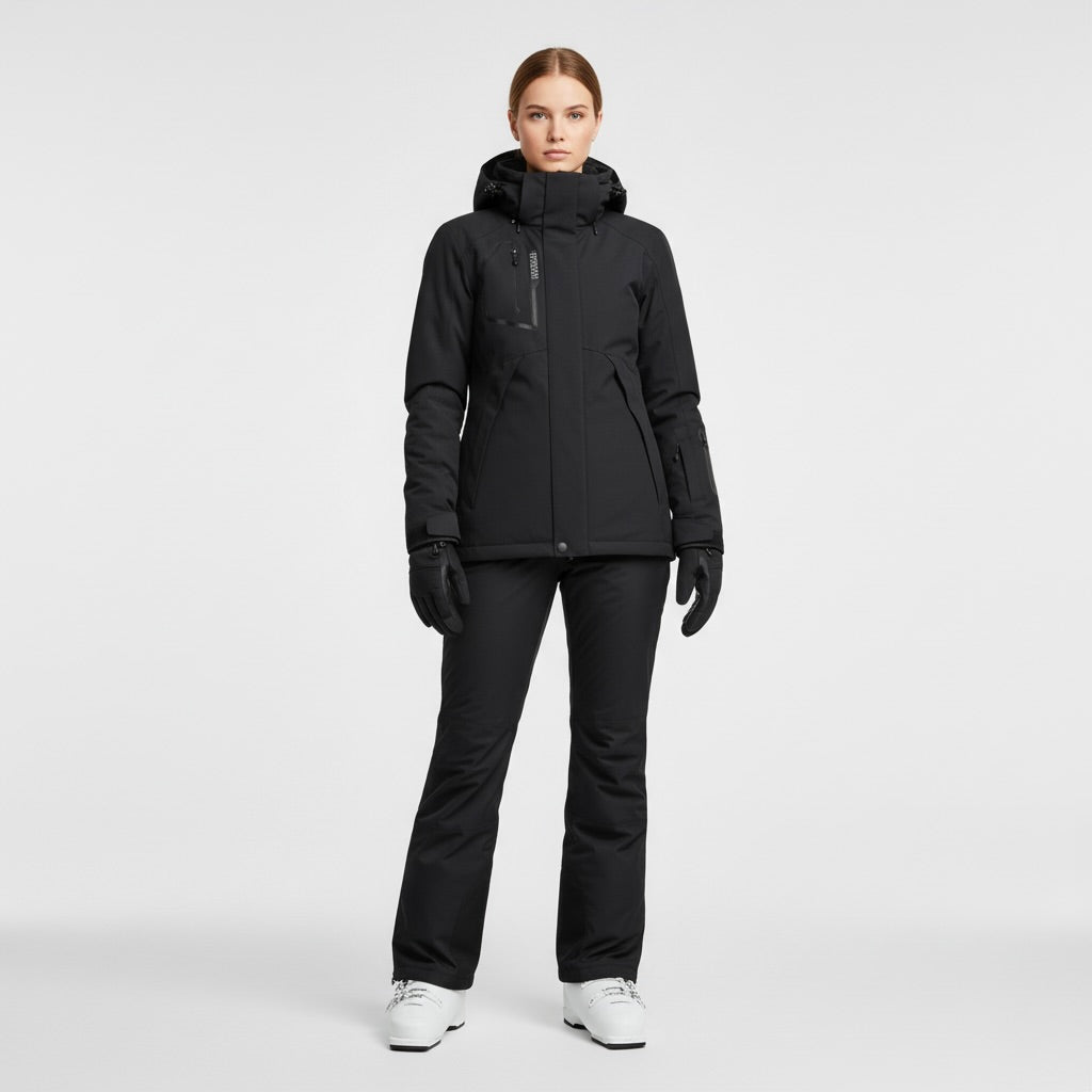 Damen Skiset | Zweiteilige Jacke Hose geschlossene Form