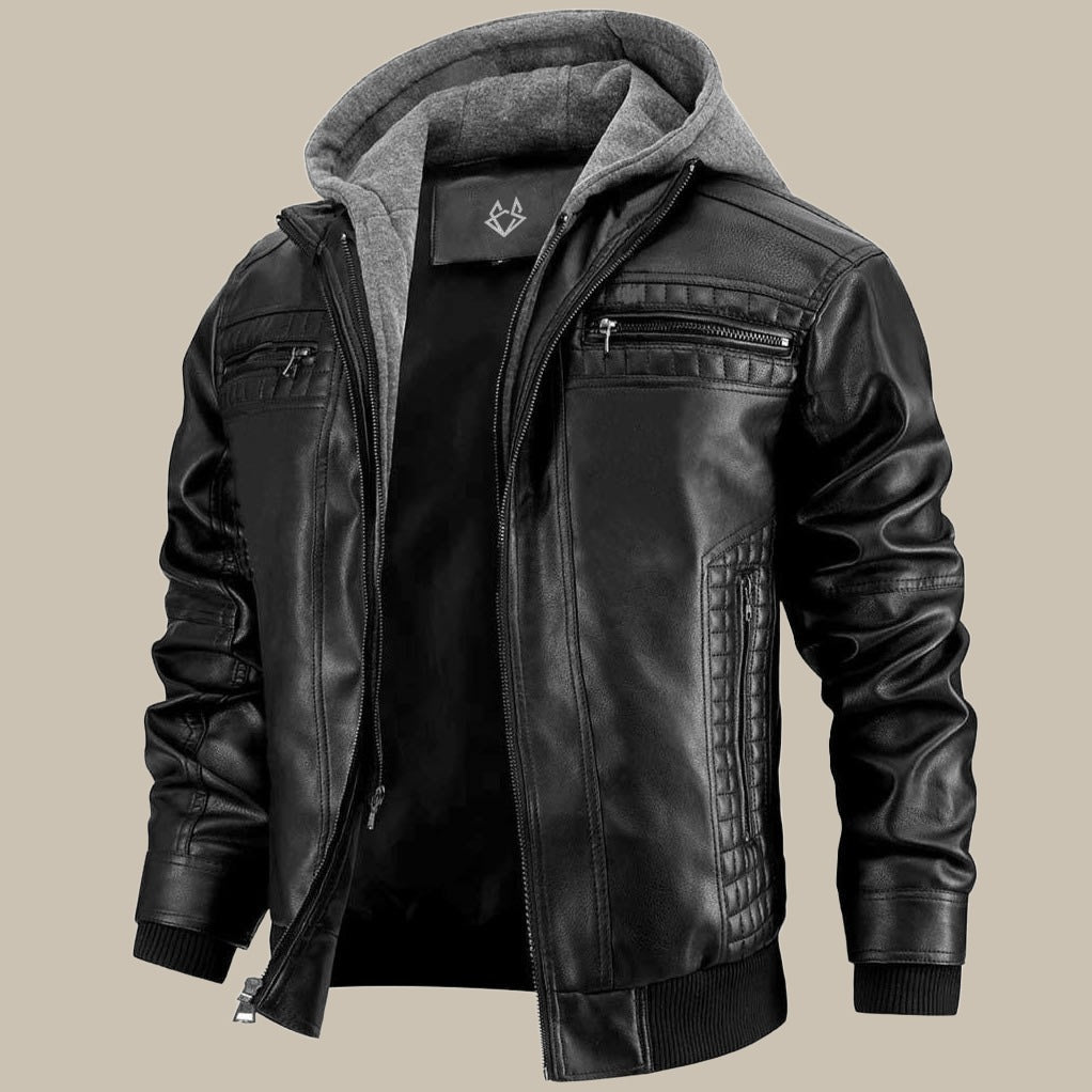 Herrenjacke mit glatter Oberfläche | Gerade Form