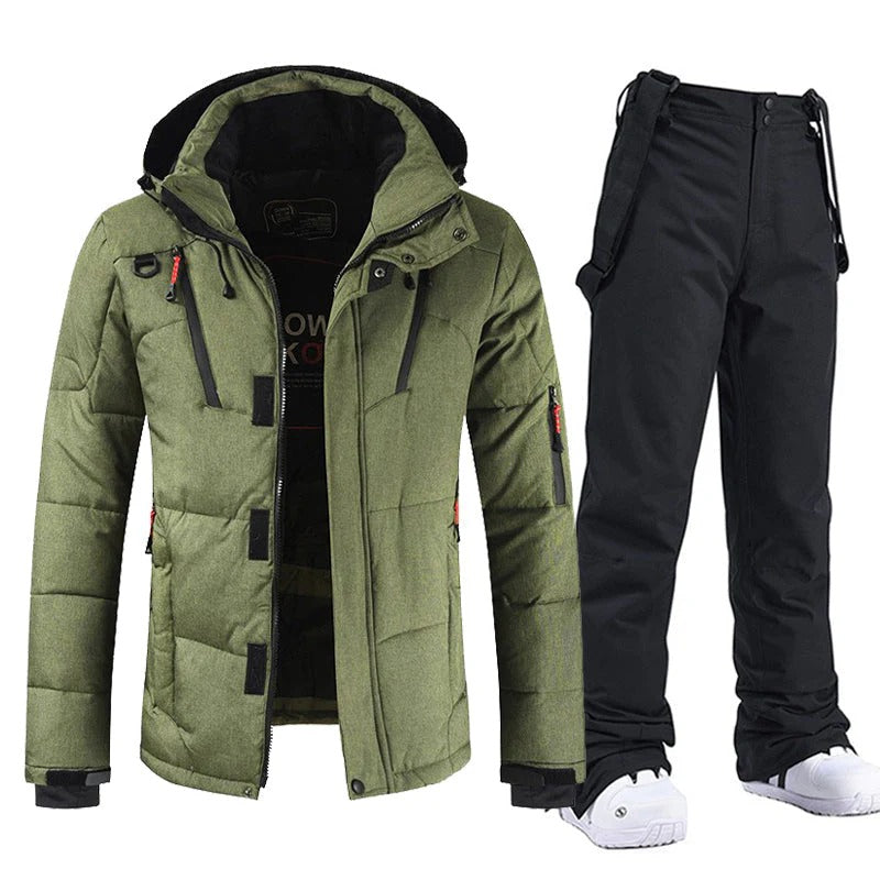 Herren Skianzug | Zweiteilige Ausführung Jacke Latzhose