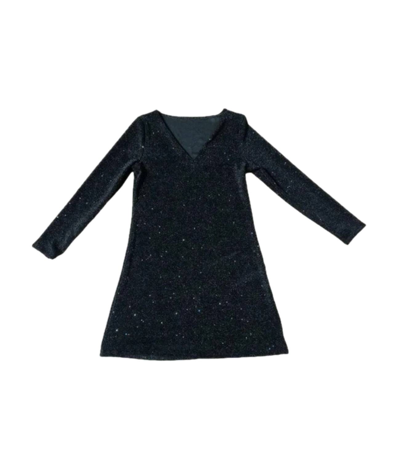 Damen Kleid | Kurze Form mit V-Ausschnitt und Langarm