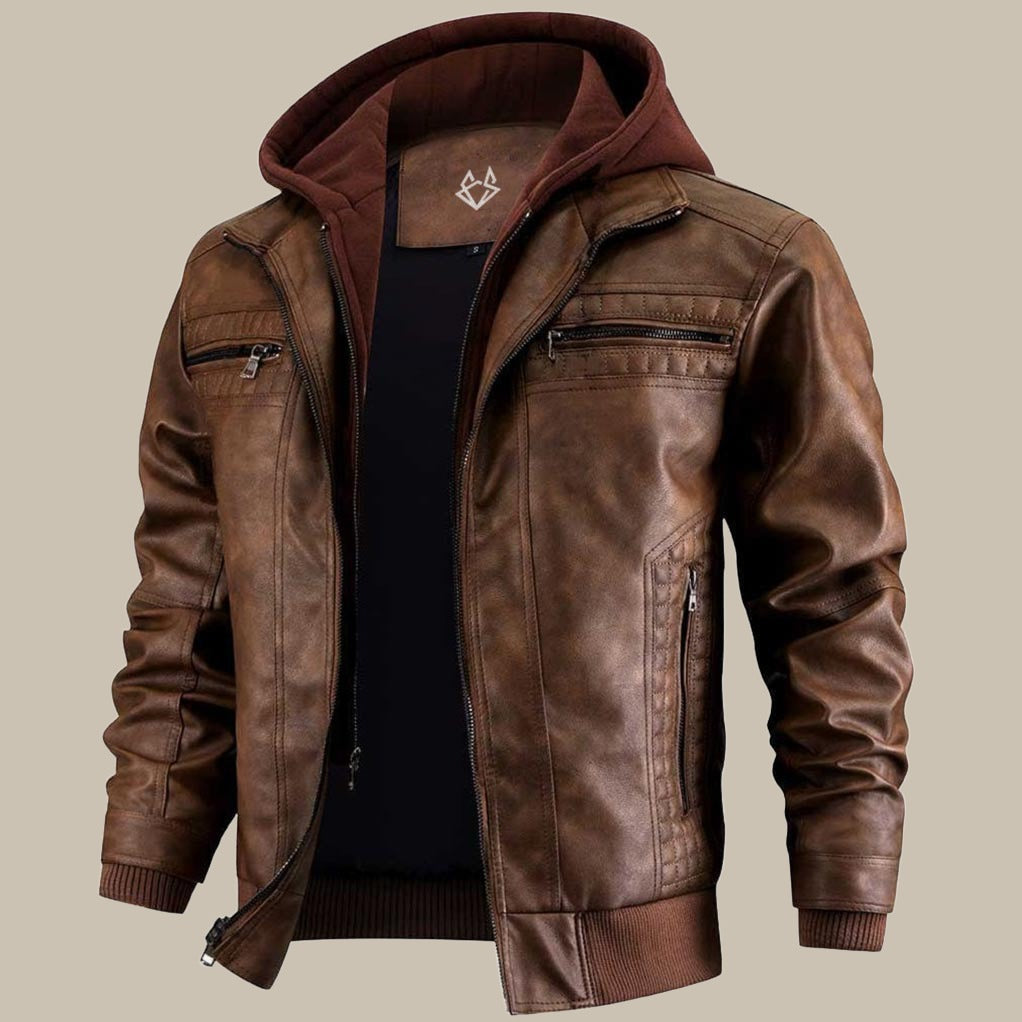 Herrenjacke mit glatter Oberfläche | Gerade Form