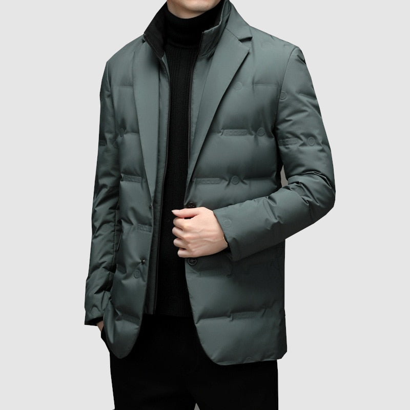 Herren Parka | funktionale Form mit durchgehendem Verschluss
